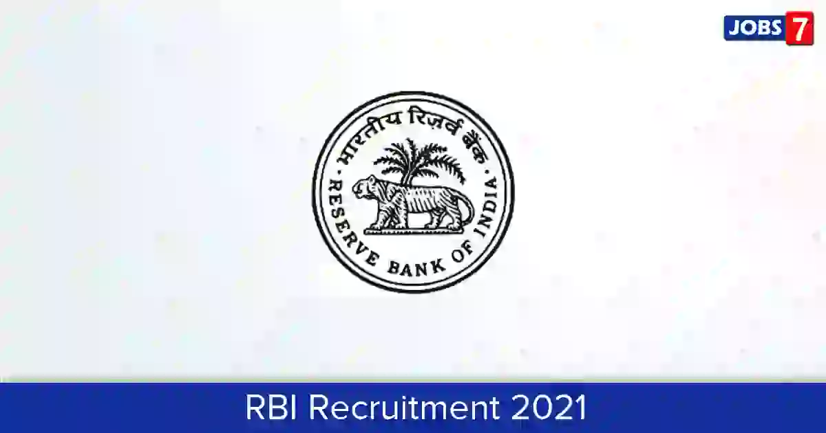 RBI Recruitment 2022: 1 Jobs in RBI | Apply @ www.rbi.org.in